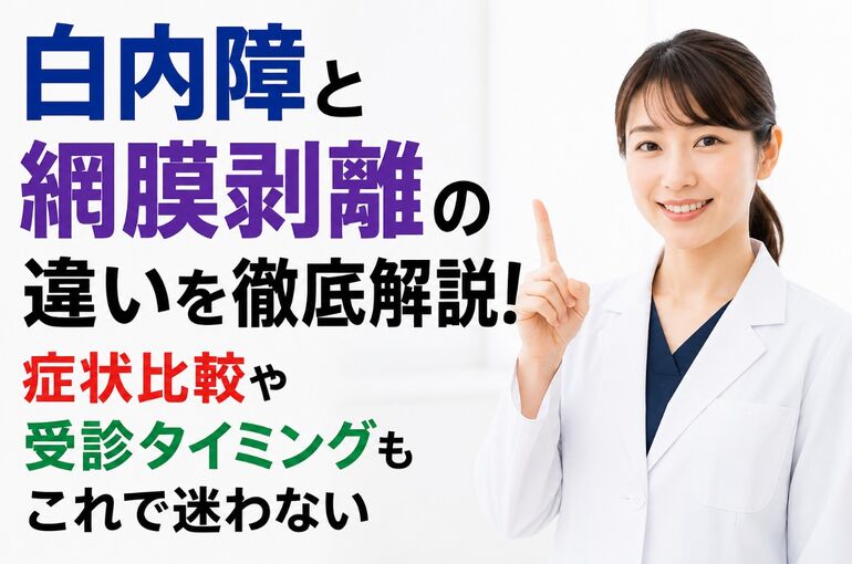 白内障と網膜剥離