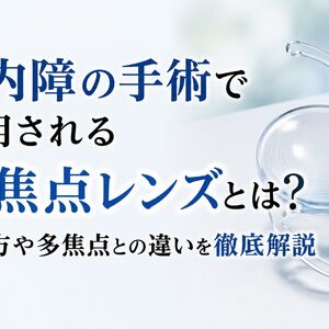 白内障 レンズ 単焦点